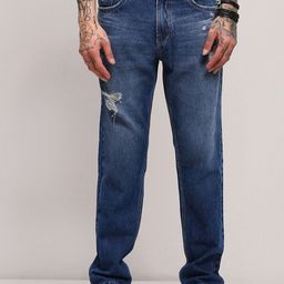 SHOWOFF Men Comfort Slim Fit Low-Rise Mildly Distressed Light Fade Jeans-picture-35