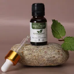 The Mani Pedi Essentials Set Of 2 Combo Of Peppermint & Orange Diffuser Oils 15 ml image 2
