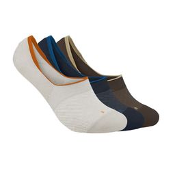 FOOTPRINTS Unisex Pack of 3 Patterned Shoe Liners Socks-14