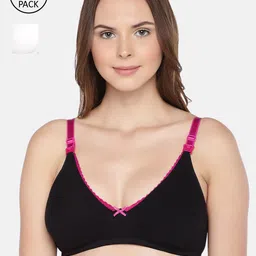 Inner Sense Pack Of 2 Organic Cotton Antimicrobial Soft Nursing Sustainable Bras IMB003C_IMB003E-9
