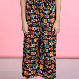Cutiekins Geometric Printed Straight Fit Palazzos-18