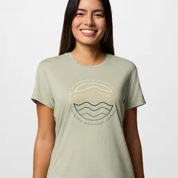 Columbia Women Typography Printed Round Neck T-shirt-picture-34