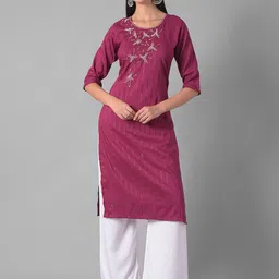 Dollar Missy Embellished Yoke Design Beads And Sequin Thread Work Straight Kurta-32