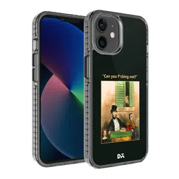 DailyObjects Black & Green Can You Not Stride 2.0 iPhone 12 Mini Back Case-43