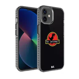 DailyObjects Black & Red No Internet Stride 2.0 iPhone 12 Mini  Back Case-7
