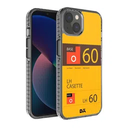DailyObjects Yellow & Brown Printed LH Cassette iPhone 13 Mini Phone Case-95