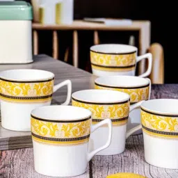 sonaki Bone China Tea/Coffee Mug Set of 6pcs-picture-15