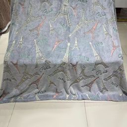 Butterthief Grey Cartoon Characters Microfiber Mild Winter 210 GSM Single Bed Blanket-12