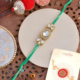 Voylla Men Kundan Thread Rakhi-49