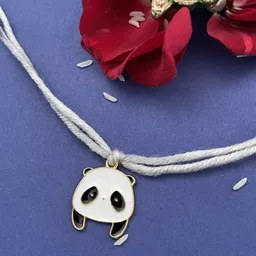 Digital Dress Room White Panda Thread Rakhi-image-10