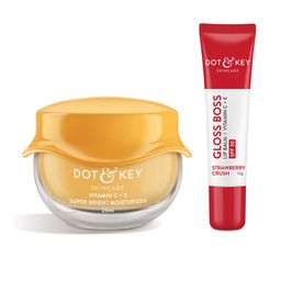 DOT & KEY Set of Vitamin C+E Oil-Free Moisturizer 25 ml + Gloss Boss Tinted Lip Balm 12 g-7