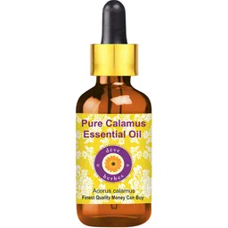 Deve Herbes Pure Calamus Essential Oil with Glass Dropper - Steam Distilled - 10ml-picture-14