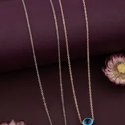 DressBerry Set Of 2 Gold-Plated Antique Chains-12