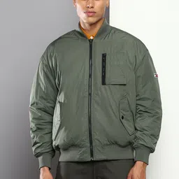 Tommy Hilfiger Men Bomber with Patchwork Jacket-image-18