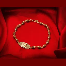 aadita Men Gold-Toned Bracelet Style Rakhi-image-98