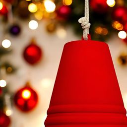 Hind Decor Red Metallic Hanging Bell Festive Decor-image-34