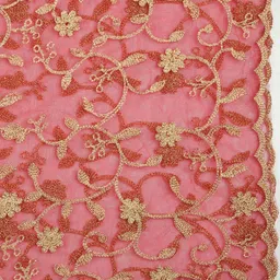 Dupatta Bazaar Embroidered Net Dupatta image 4
