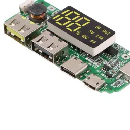 18650 5V 2.4A Lithium, Battery Digital Display, Charging Module Dual, USB Output Band, Display Booster, Mmodule image 3