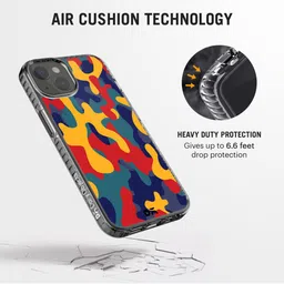DailyObjects Red & Yellow Printed iPhone 13 Mini Phone Case image 3