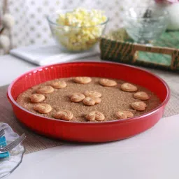 pasabahce Ovenware Round Red Glass Baking Tray-picture-4