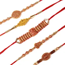 Anouk Set Of 5 Rakhi For Brother image 3
