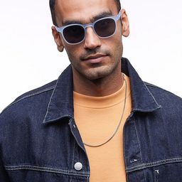 Lenskart HUSTLR Unisex Wayfarer Sunglasses with Polarised and UV Protected Lens 210613 image 4