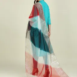 Dupatta Bazaar Organza Dupatta with Gotta Patti image 5