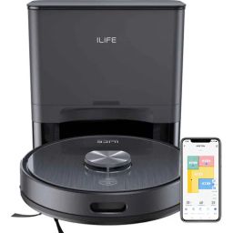 ILIFE T20s Pro Advanced Self-Emptying Robotic Vacuum Cleaner with Upgraded LDS Navigation, 6500Pa Super Strong Suction, Simultaneous Vac and Mop, 5200mAh Large Battery, Multi Floor Mapping, Customized Cleaning, Wi-Fi/App, Alexa & GH-image-67