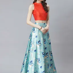Kaizen TEXO FAB Semi-Stitched Lehenga & Unstitched Blouse With Dupatta image 5