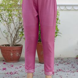 VredeVogel Geometric Embroidered Regular Sequinned Straight Kurta With Trouser & Dupatta image 3
