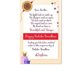 eCraftIndia Unisex Set Of 4 Designer Rakhi Gift Set image 5
