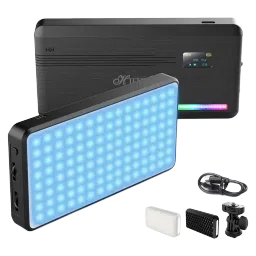 HIFFIN HF196 Video Light with Adjustable Stand for Vlogging (20 Lighting Effect Modes)-picture-9