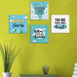 wens Mdf Inspiration Quotes Wall Panel In Multicolor-picture-45