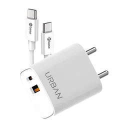 in base Urban Sprint 20W 2-Port Fast Charger (Type C Cable, Quick Charge, White)-15