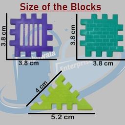 Jambuwala Enterprise Blocks Game My Happy House 72 Pcs Toy Building Blocks with Attractive Windows and Smooth Edges Building Blocks for Kids, Block Game for Kids,Boys,Girls,Childrens image 3