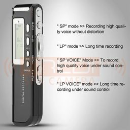 FREDI HD PLUS Mini Digital Voice Recorder with Mini LCD Display Inbuilt 8GB MicroSD Card Supportable Professional Audio Recorder MP3 Player Record image 4