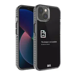 DailyObjects Black & White Wallpaper Unavailable iPhone 13 Mini Back Case-10