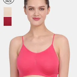 Amour Secret Pack Of 3 Non-Padded & Non-Wired Seamless Bra-image-79