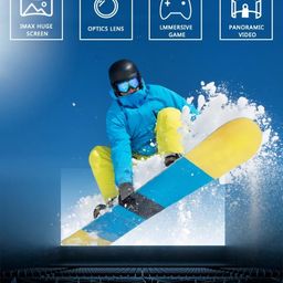 ausek 3D VR Headset with Built in Adjustable Headphones Virtual Reality Glasses with Adjustable Lenses | Compatible with Android, iOS, Windows | Suitable for 4.0-6.5 inch Mobiles for Gaming image 4