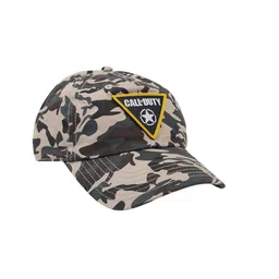 Free Authority Men Green & Beige Camouflage Call Of Duty Printed Baseball Cap-image-92