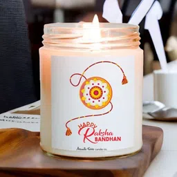 Aromatic Fables Rose Scented Candle With Raksha Bandhan Gift Pack-29