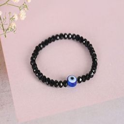 NVR Evil Eye Elasticated Rakhi With Roli Chawal-image-47