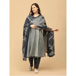 The Mom Store Shape Shifter Maternity & Nursing Kurta & Pant With Dupatta-picture-25