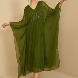 Antheaa Women Embellished Kaftan Dress-picture-17