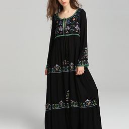 JC Collection Tie-Up Neck Maxi Dress-image-23