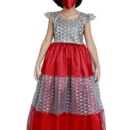 BAESD Embroidered Fit & Flare Maxi Dress-image-14