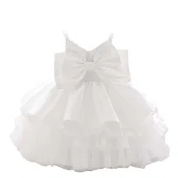 StyleCast Girls White Bow Detailed Balloon Dress-image-60