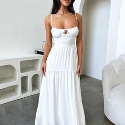 StyleCast Women Shoulder Straps Sleeveless A-Line Fit & Flare Maxi Dress-image-35