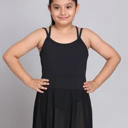 The Dance Bible Girls Sleeveless Fit And Flare Mini Leotard Ballet Dance Dress-image-67