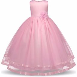 BAESD Girls Satin Maxi Dress-16